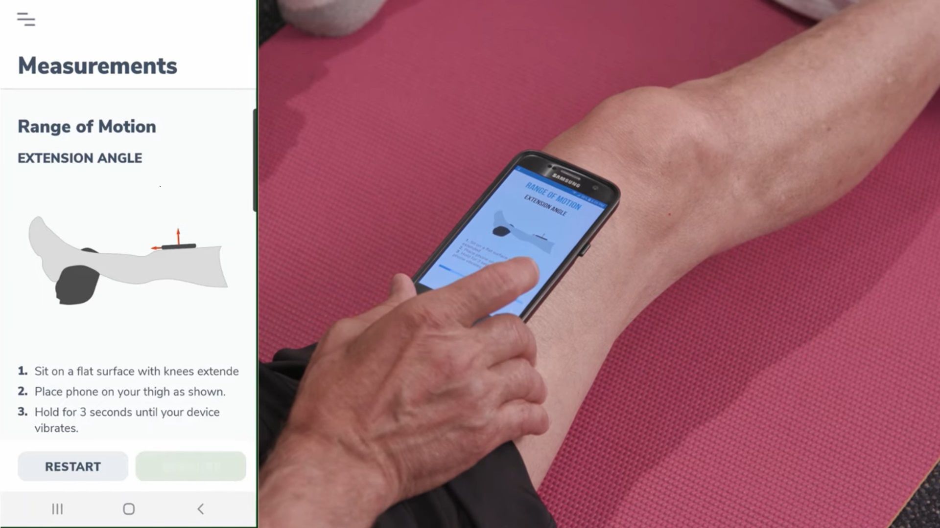 How To Measure Your Knee Range of Motion Using Curovate