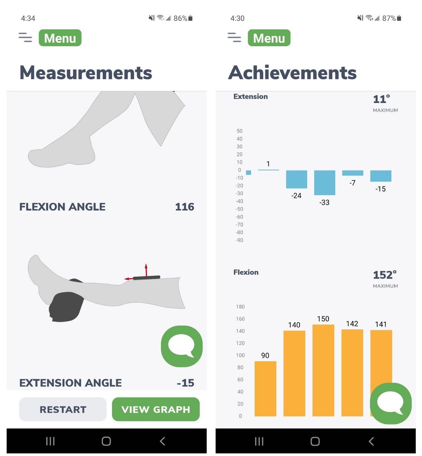 How can I accurately measure my knee range of motion with Curovate? A Physical Therapy App for ACL and  Knee Replacement.