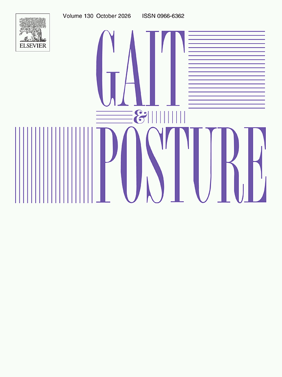 Gait and posture journal front page image